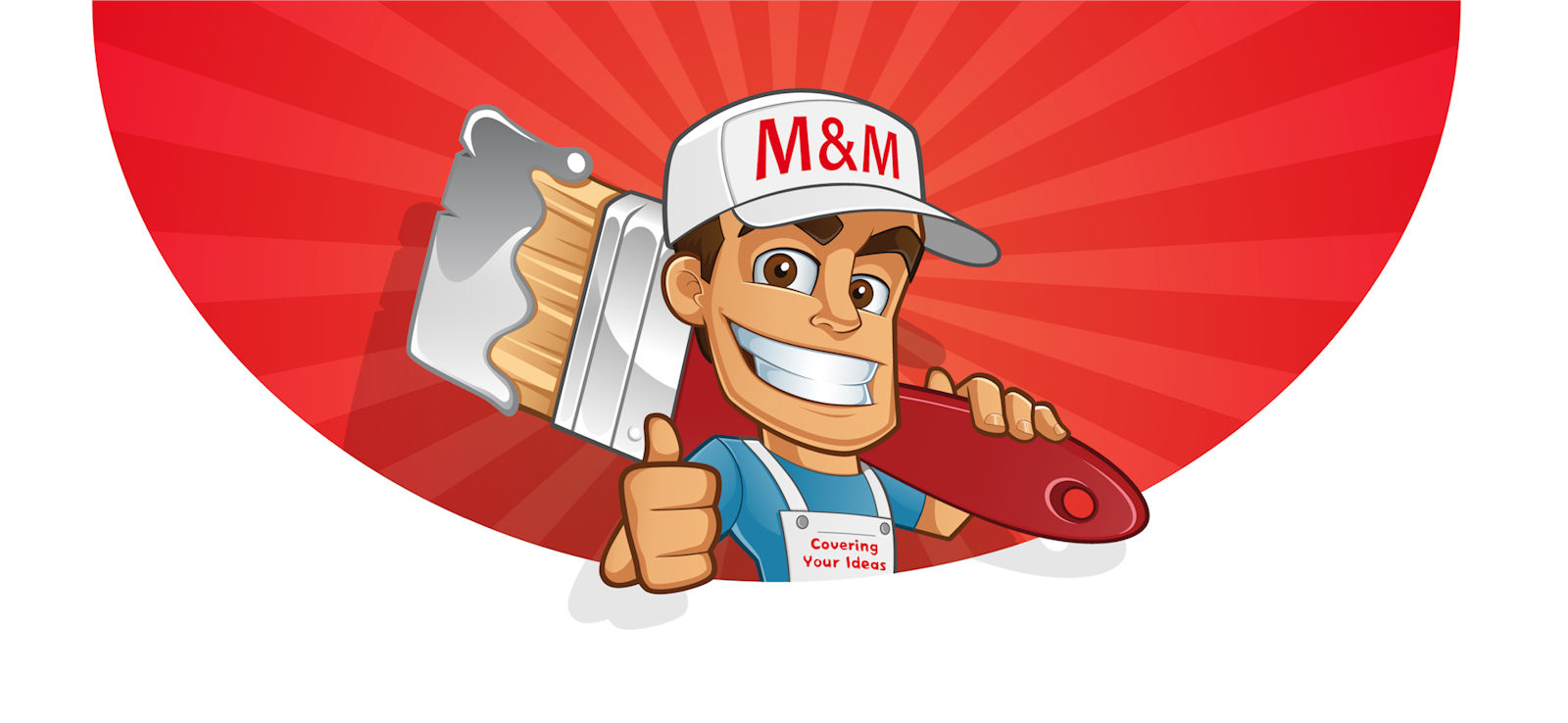 M&M painter at work